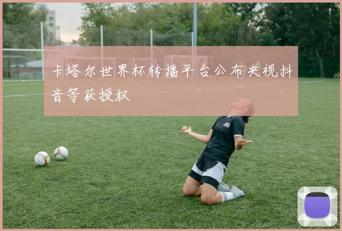 卡塔尔世界杯转播平台公布央视抖音等获授权
